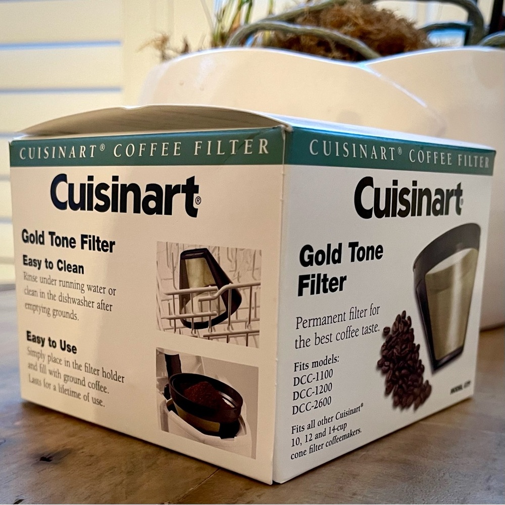 Cuisinart Reusable Gold Tone Coffee Filter - Picture 6 of 6
